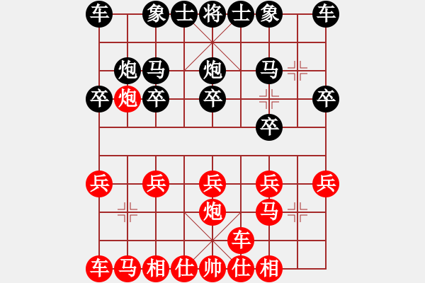 象棋棋譜圖片：弈海風(fēng)云[紅] -VS- 一級(jí)騎士[黑]1 - 步數(shù)：10 