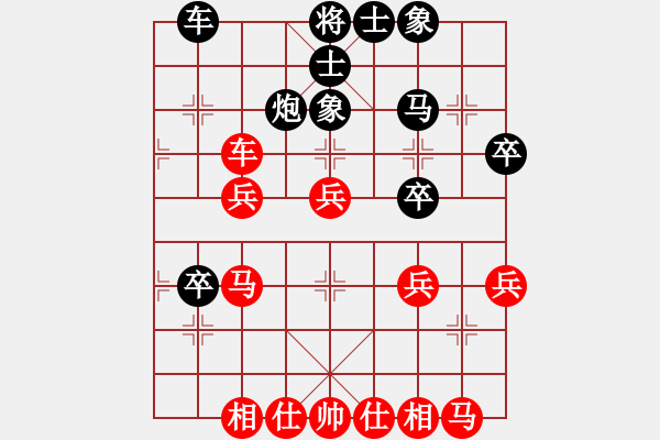 象棋棋譜圖片：北斗神拳(5段)-和-男人真命苦(9段) - 步數(shù)：46 