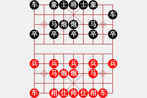 象棋棋譜圖片：2021全國象棋青少年暑假網(wǎng)絡(luò)賽第3輪曲皓軒先負周星辰 - 步數(shù)：10 