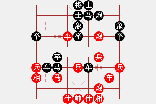 象棋棋譜圖片：2022.5.19.9AI競賽區(qū)五六炮過河車對平炮兌車 - 步數(shù)：50 