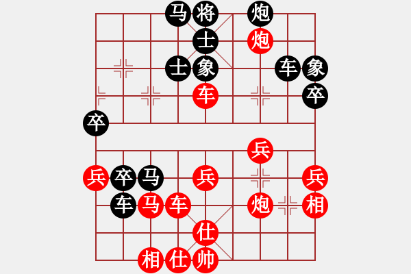 象棋棋譜圖片：2022.5.19.9AI競賽區(qū)五六炮過河車對平炮兌車 - 步數(shù)：70 