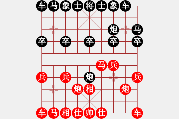 象棋棋譜圖片：黃河劍客VS倚天高手(2017 1 21 星期六) - 步數(shù)：10 