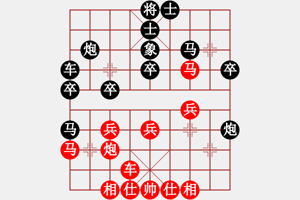 象棋棋譜圖片：一花一世界(日帥)-負(fù)-齊魯柔情(日帥) 08-02-06 - 步數(shù)：30 