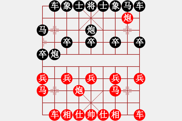 象棋棋譜圖片：黑馬[1248098885] -VS- 棋友-魚aiq鳥[575644877] - 步數(shù)：10 