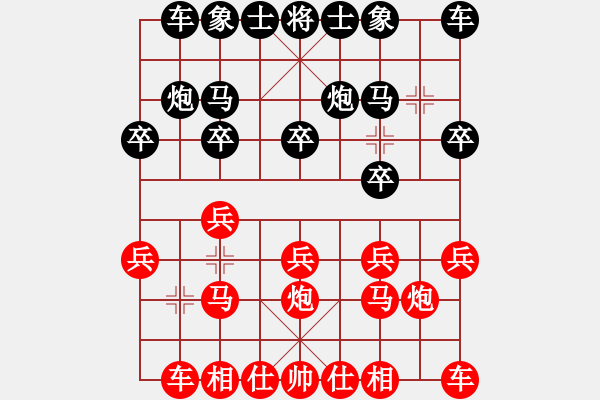 象棋棋譜圖片：葬心紅勝田偉【對(duì)兵局】 - 步數(shù)：10 