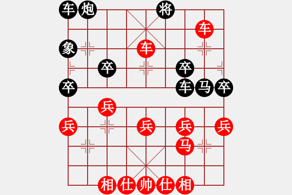 象棋棋譜圖片：狼人（紅） vs 龍人（黑） - 步數(shù)：40 