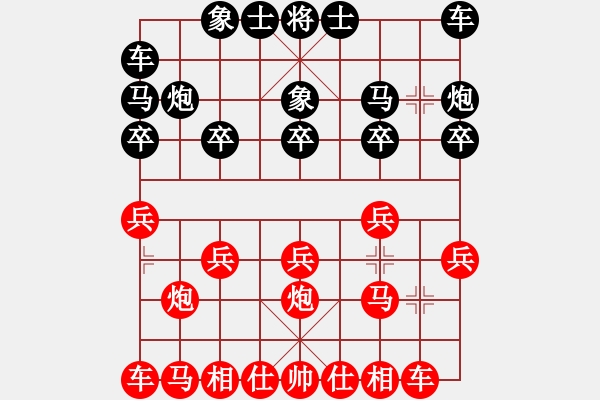 象棋棋譜圖片：周永忠 先和 周旭 - 步數(shù)：10 