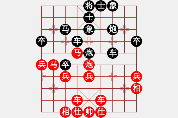 象棋棋譜圖片：青松翠柏(5段)-負(fù)-花荷劍客(9段) - 步數(shù)：40 