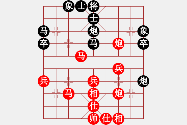 象棋棋譜圖片：U16女子組 第六輪 第二臺(tái) 馬來西亞唐語萱 中國香港梁瑋珊 - 步數(shù)：40 