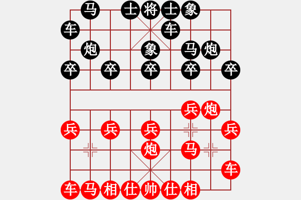 象棋棋譜圖片：1060局 A04- 巡河炮局-旋風(fēng)引擎23層(2770) 先勝 曹仁(1750) - 步數(shù)：10 