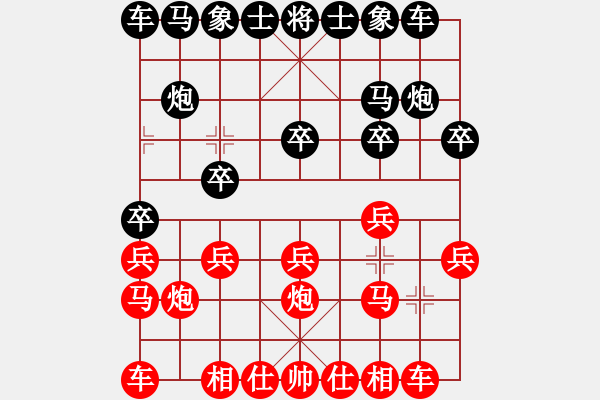 象棋棋譜圖片：梁瑋軒先勝陳毅謙 - 步數(shù)：10 