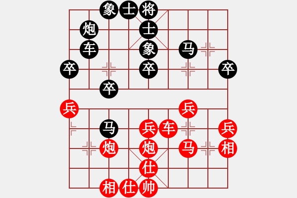 象棋棋譜圖片：傳哥(2段)-負(fù)-晨光點(diǎn)點(diǎn)(4段) - 步數(shù)：40 