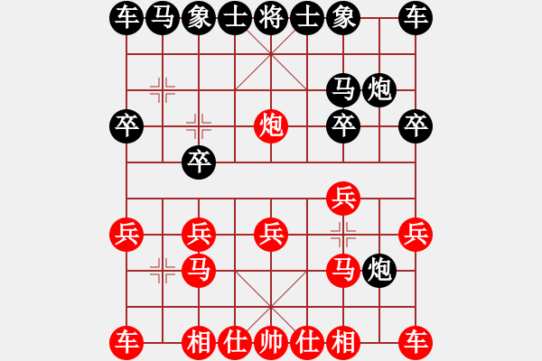 象棋棋譜圖片：熱血盟●溫柔一刀[紅] -VS- ynzdh[黑] - 步數(shù)：10 