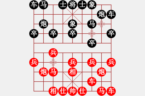 象棋棋譜圖片：廣東聯(lián)盟 楊奇 先勝 廣東王村港 楊曉明.pgn - 步數(shù)：10 