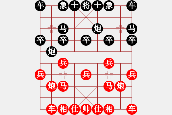 象棋棋譜圖片：第3輪40山西鹿小兵負山東苑正存 - 步數(shù)：10 