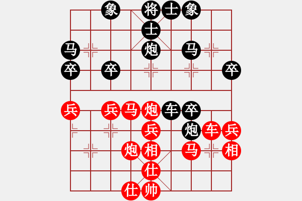 象棋棋譜圖片：2023.11.9.2五分鐘超時先負(fù)順炮緩開車 - 步數(shù)：40 