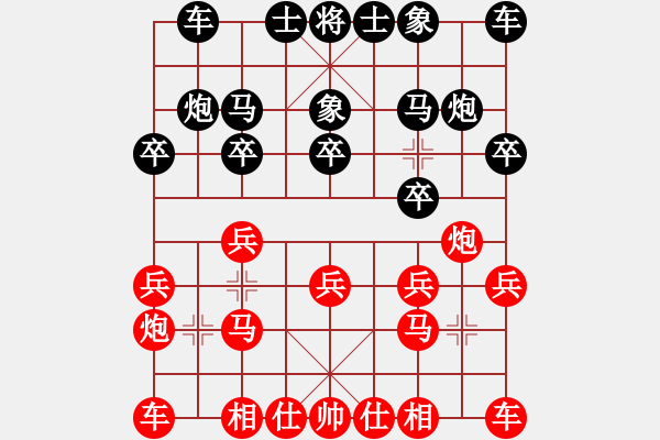 象棋棋譜圖片：實戰(zhàn)廿七：關(guān)門屠狗《立地太歲[紅] -負(fù)- 楚云鶴[黑]》 - 步數(shù)：10 