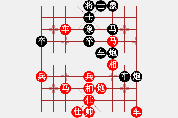 象棋棋譜圖片：太行山棋圣(6段)-負(fù)-一本道(1段) - 步數(shù)：40 