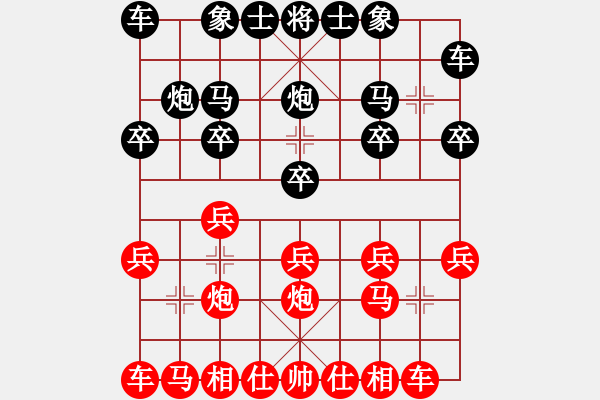 象棋棋譜圖片：明燈再現(xiàn)(6段)-負(fù)-廣東大廚神(5段)不落俗套的順炮 - 步數(shù)：10 