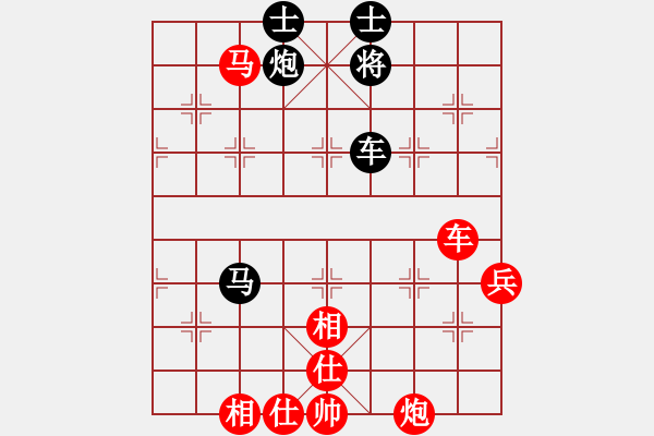 象棋棋譜圖片：吃飯吃飽飽(人王)-勝-小乖(月將) - 步數(shù)：100 