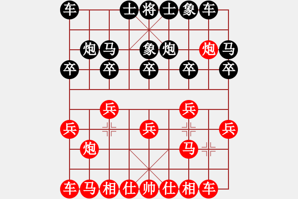 象棋棋譜圖片：小奇兵[1377974508] -VS- gg[2275104496] - 步數(shù)：10 