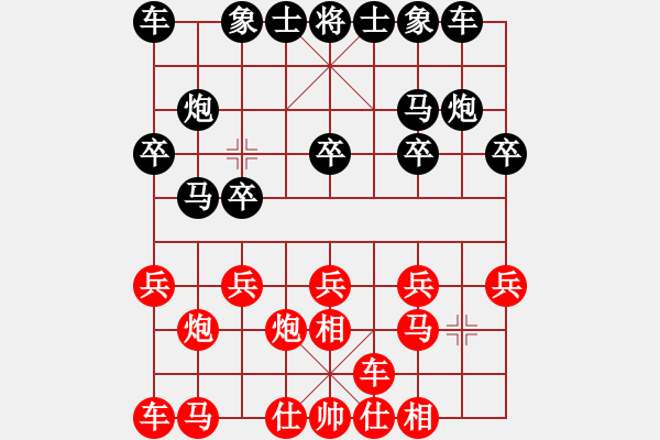 象棋棋譜圖片：紅藍棋股(北斗)-勝-鬼王出山(電神) - 步數(shù)：10 