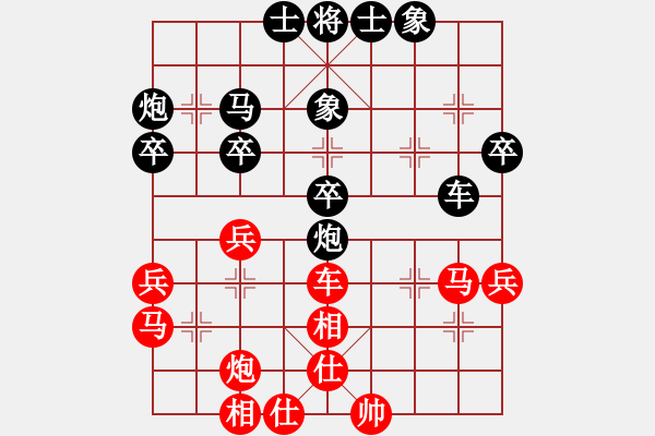 象棋棋譜圖片：東營第八名(9星)-負(fù)-數(shù)學(xué)之天才(天罡) - 步數(shù)：40 