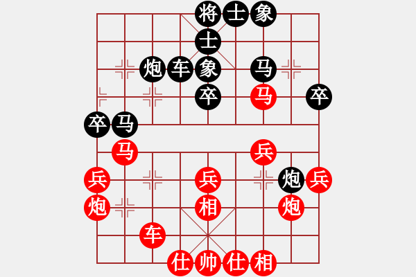 象棋棋譜圖片：“恒豐杯”世錦賽男子第二輪第15臺(tái)：中國趙國榮Vs法國胡偉長 - 步數(shù)：30 