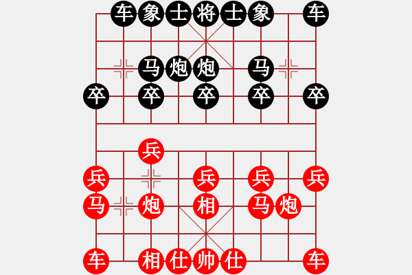 象棋棋譜圖片：下棋做人(8段)-負(fù)-寒瘋子(5段) - 步數(shù)：10 