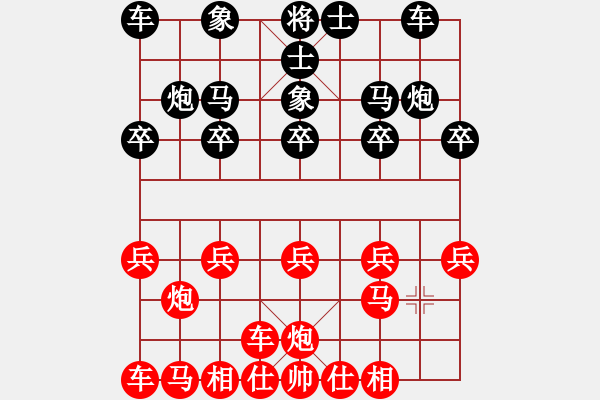 象棋棋譜圖片：醉棋渡河[紅] -VS- 一念№輪回[黑] - 步數(shù)：10 