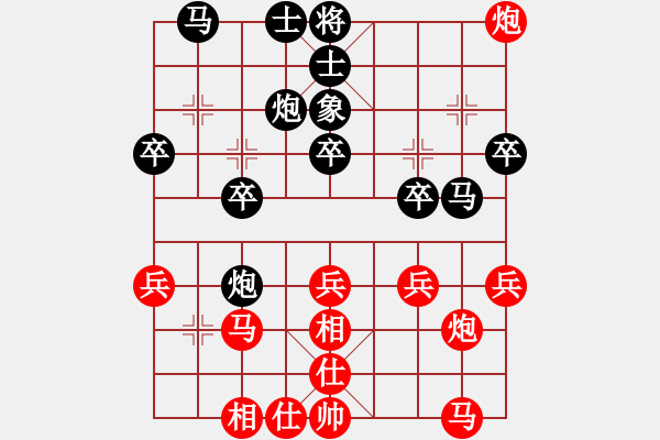 象棋棋譜圖片：szgsq(1段)-負(fù)-糖果傳奇(2段) - 步數(shù)：30 