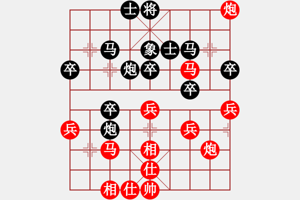 象棋棋譜圖片：szgsq(1段)-負(fù)-糖果傳奇(2段) - 步數(shù)：40 