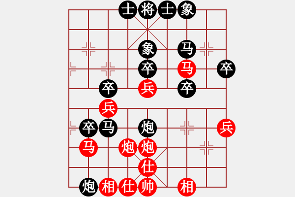 象棋棋譜圖片：《耐心周旋，游刃有余》蘇東升【先負(fù)】戚文卿(2015-2-14弈于大師網(wǎng)高級(jí)棋室) - 步數(shù)：50 