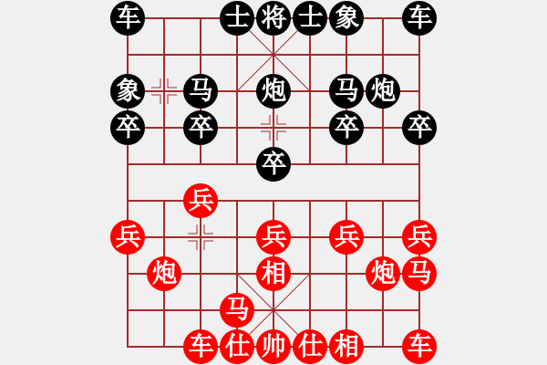 象棋棋譜圖片：飛雪[94389527] -VS- 橫才俊儒[292832991] - 步數(shù)：10 