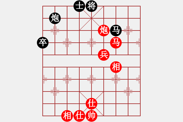 象棋棋谱图片：马炮残局3 吕钦破士攻杀 - 步数：10 