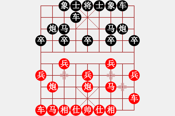 象棋棋譜圖片：太守棋狂先勝昊萌棋社棋社海闊天空2019·8·8 - 步數(shù)：10 