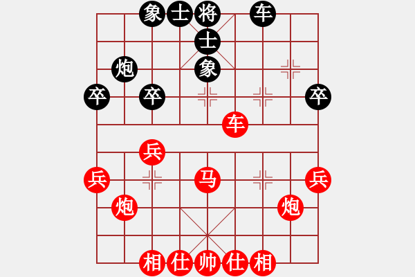 象棋棋譜圖片：太守棋狂先勝昊萌棋社棋社海闊天空2019·8·8 - 步數(shù)：43 