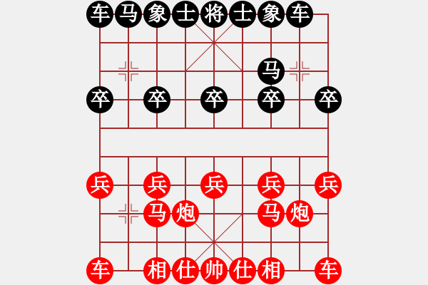 象棋棋譜圖片：成飛負(fù)勝楊遇龍 - 步數(shù)：10 