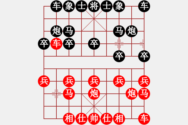 象棋棋譜圖片：發(fā)笑(7段)-負(fù)-東北稱雄(5段) - 步數(shù)：10 