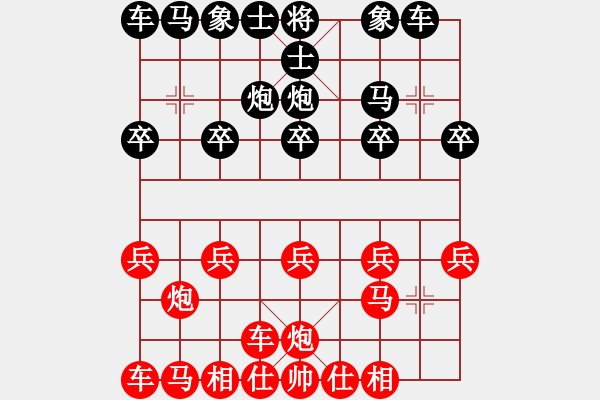 象棋棋譜圖片：橫才俊儒[292832991] -VS- 悟寂[-] - 步數(shù)：10 