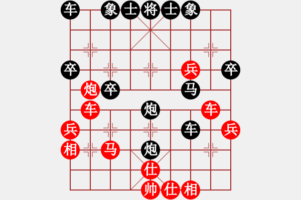 象棋棋譜圖片：奕天臭棋(2段)-勝-港頭魔刀(3段) - 步數(shù)：40 