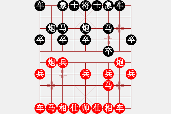 象棋棋譜圖片：222222[635813914] -VS- 拜師學棋ty[649748299] - 步數：10 