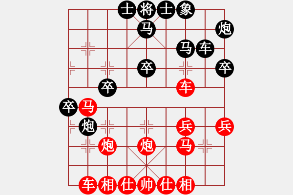 象棋棋譜圖片：陶高科     先勝 張高楊     - 步數(shù)：33 