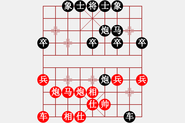 象棋棋譜圖片：1168局 A01- 上仕局-業(yè)1-1(先負(fù))小蟲(chóng)引擎23層 - 步數(shù)：36 