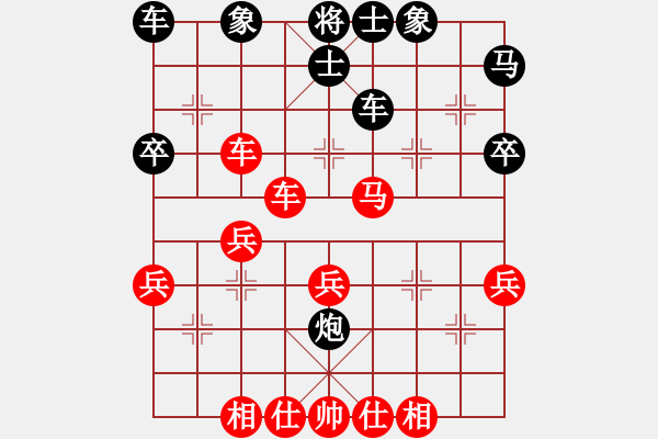 象棋棋譜圖片：預(yù)覽棋盤黃成平先勝常昉明 - 步數(shù)：40 