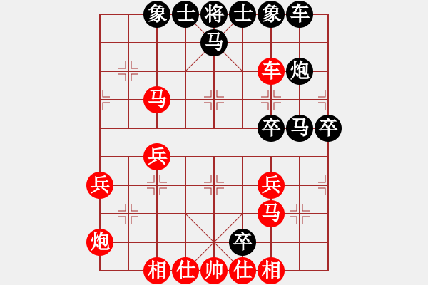 象棋棋譜圖片：車馬炮進攻（8） - 步數(shù)：0 