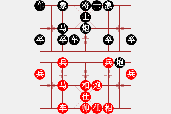 象棋棋譜圖片：天天象棋華山論劍傲氣飛雪業(yè)7-1先負(fù)太守棋狂 - 步數(shù)：36 