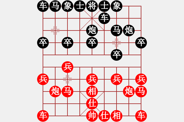 象棋棋譜圖片：六核佳佳(7段)-勝-玩吧(7段) - 步數(shù)：10 