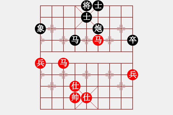 象棋棋譜圖片：最佳體位(6級(jí))-勝-王鍋錄(8級(jí)) - 步數(shù)：80 