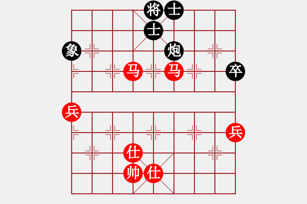 象棋棋譜圖片：最佳體位(6級(jí))-勝-王鍋錄(8級(jí)) - 步數(shù)：81 